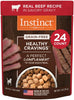 Instinct Healthy Cravings Real Beef Recipe in Savory Gravy Grain-Free Wet Dog Food Topper, 3 Oz (Pack of 24)