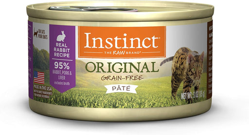 Instinct Original Real Rabbit Recipe Grain-Free Pate Wet Cat Food