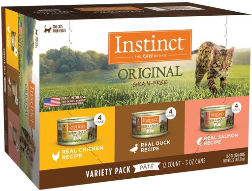 Instinct Original Variety Pack Grain-Free Pate Wet Cat Food