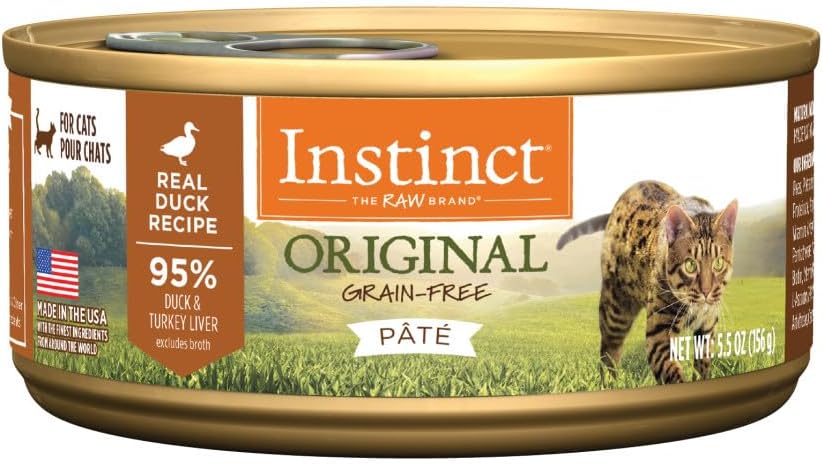 Instinct Original Real Duck Recipe Grain-Free Pate Wet Cat Food