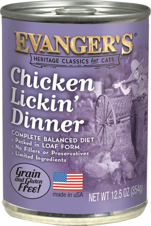 Evanger's Classic Recipes Chicken Lickin' Dinner Grain-Free Canned Cat Food