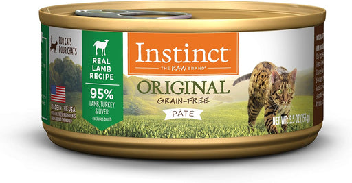 Instinct Original Real Lamb Recipe Grain-Free Pate Wet Cat Food