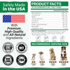 YUMA'S Hemp Hip & Joint product facts with ingredient amounts per two soft chews and daily serving chart