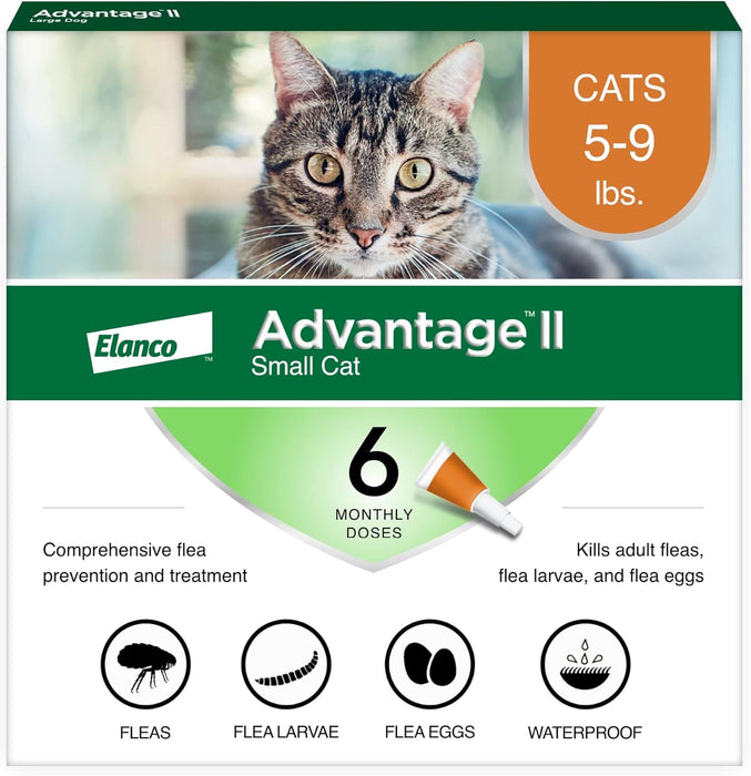 Advantage II Flea Spot Treatment for Cats, 5-9 lbs