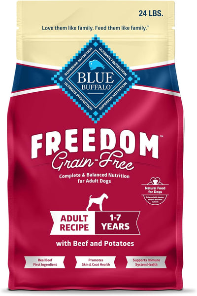 Blue Buffalo Freedom Complete & Balanced Nutrition Adult Grain-Free Beef & Potatoes Dry Dog Food