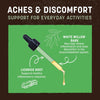 Earth Animal Apothecary Aches & Discomfort Herbal Liquid Joint Supplement for Dogs & Cats, 2-fl oz bottle