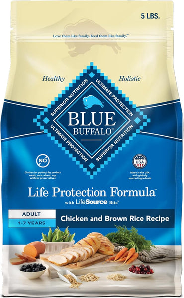 Blue Buffalo Life Protection Dog Food Natural Ingredients Balanced Nutrition