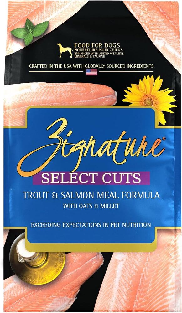 Zignature Select Cuts Trout & Salmon Meal Formula Dry Dog Food