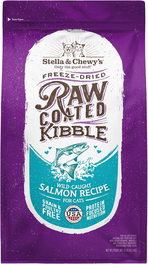 Stella & Chewy's Wild Caught Salmon Flavored Raw Coated Dry Cat Food