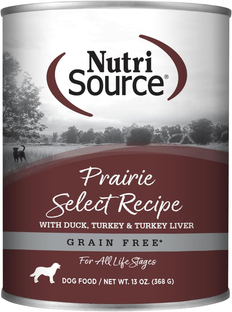 NutriSource Grain Free Prairie Select Canned Dog Food