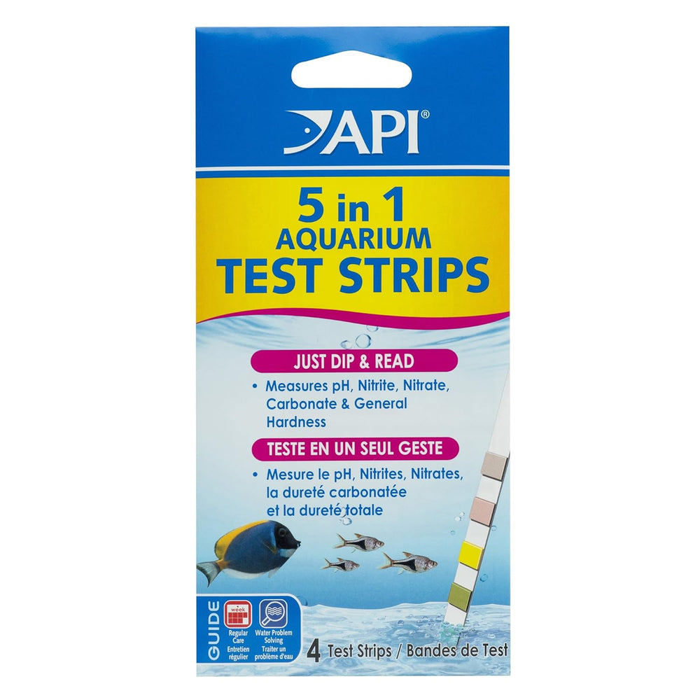 API 5 in 1 Freshwater & Saltwater Aquarium Test Strips