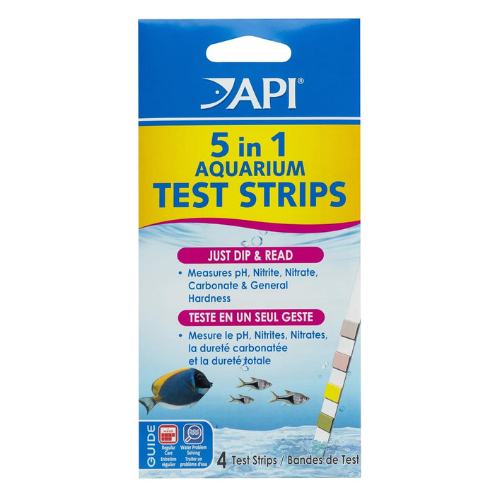 API 5 in 1 Freshwater & Saltwater Aquarium Test Strips