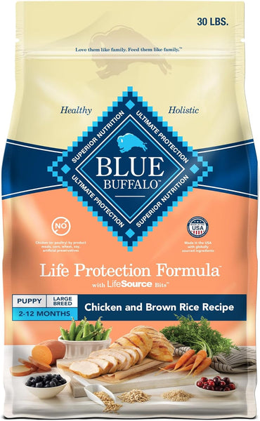 Blue Buffalo Life Protection Formula Large Breed Puppy Chicken & Brown Rice Recipe Dry Dog Food