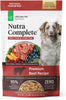 Ultimate Pet Nutrition Nutra Complete Premium Beef Freeze-Dried Raw Dog Food.