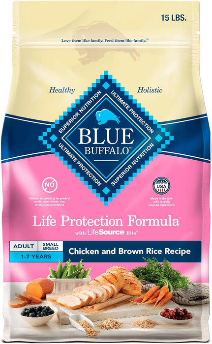 Blue Buffalo Life Protection Formula Small Breed Adult Chicken & Brown Rice Recipe Dry Dog Food