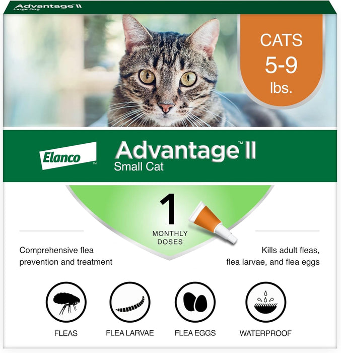 Advantage II Flea Spot Treatment for Cats, 5-9 lbs