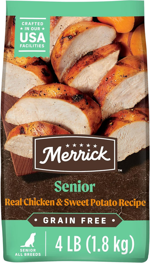 Merrick Grain-Free Senior Dry Dog Food Real Chicken & Sweet Potato Recipe