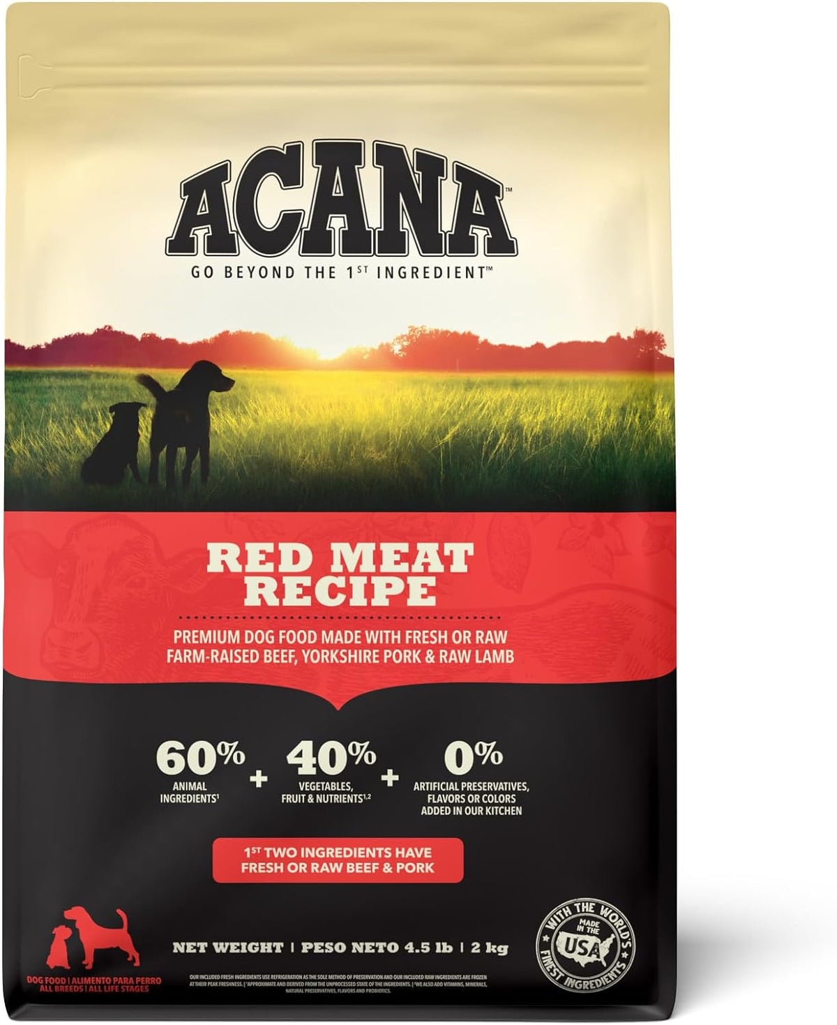 ACANA Red Meat Recipe Grain-Free Dry Dog Food — AZ Pet Foods