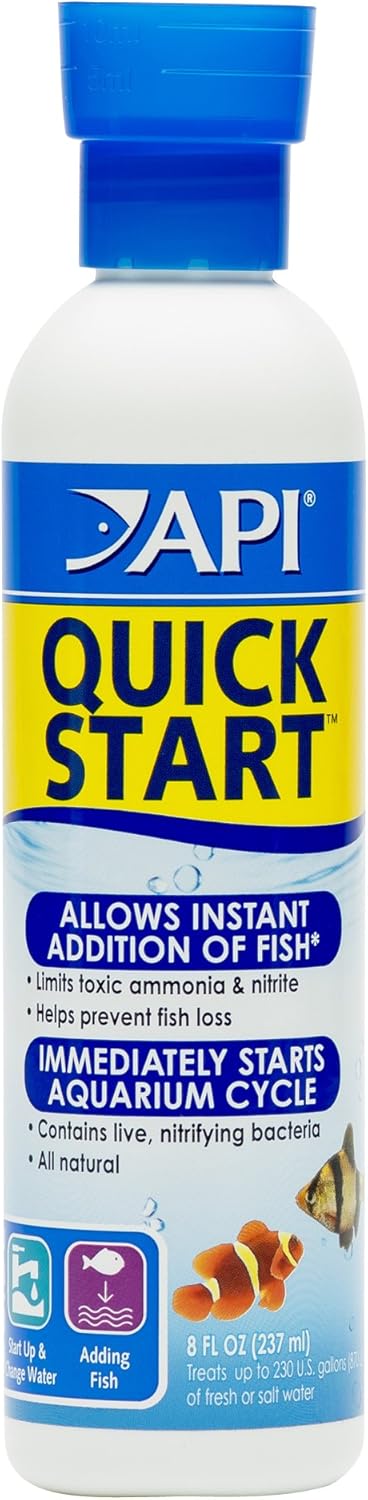 API Quick Start Freshwater & Saltwater Aquarium Water Treatment
