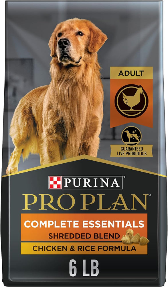 Purina Pro Plan High Protein Shredded Blend Chicken & Rice Formula with Probiotics Dry Dog Food