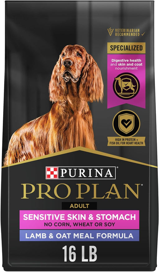 Purina Pro Plan Sensitive Skin & Stomach Formula Lamb & Oat Meal Formula Dry Dog Food