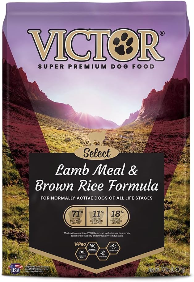VICTOR Select Lamb Meal & Brown Rice Dry Dog Food