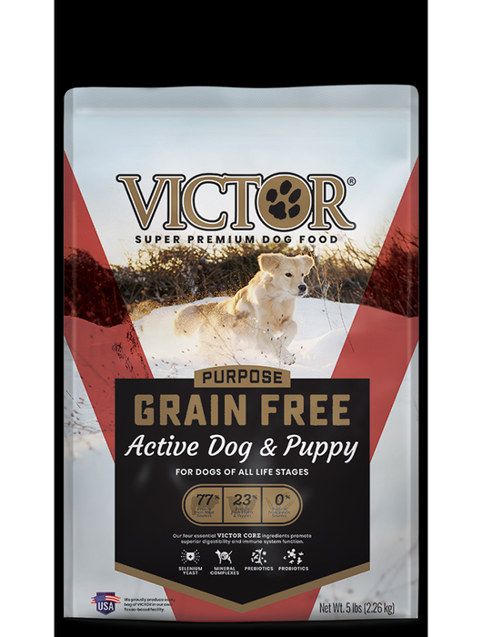 VICTOR Purpose Active Dog & Puppy Formula Grain-Free Dry Dog Food