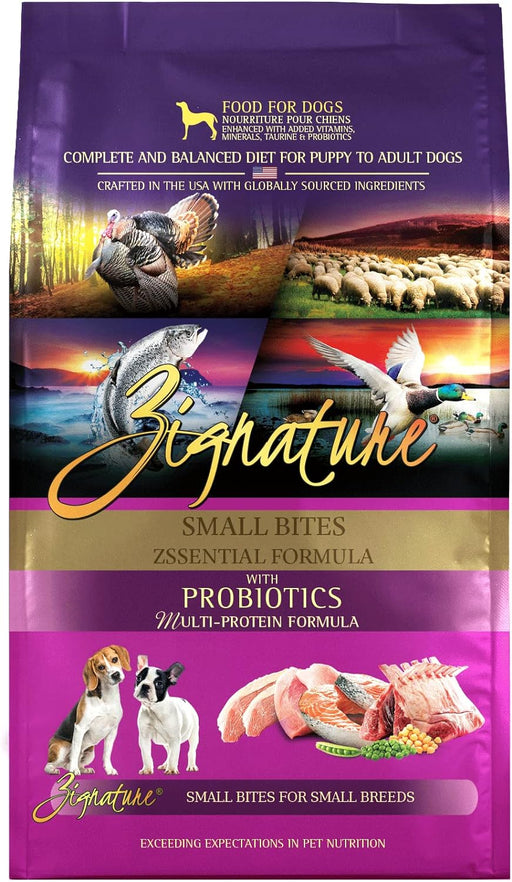 Zignature Zssential Multi-Protein Formula Small Bites Dry Dog Food