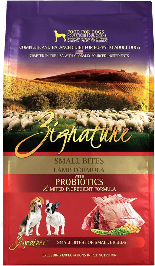 Zignature Lamb Formula Small Bites Dry Dog Food