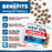 YUMA'S Omega-3 Fish Oil Soft Chews for Dogs, Chicken Flavor, 2-Pack, 340 Count
