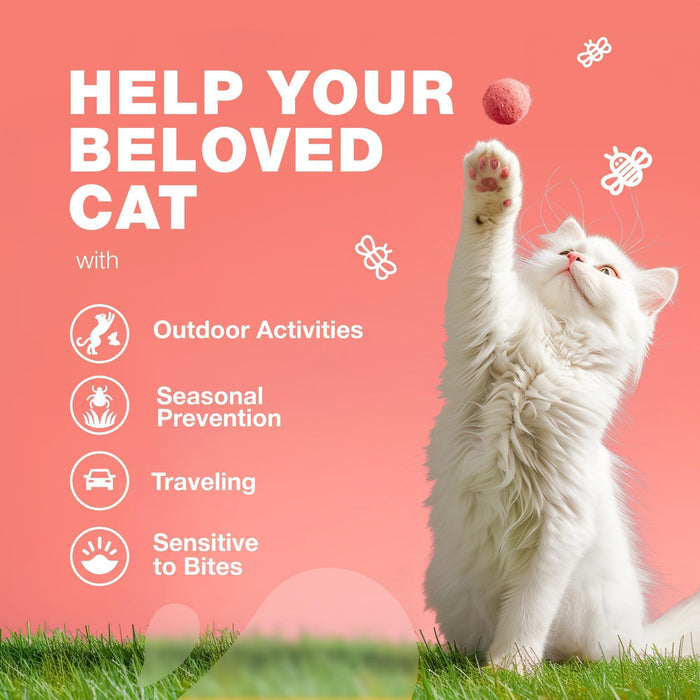 Chewia Flea & Tick Soft Chews for Cats, Salmon, 140 Count