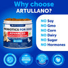 Artullano Advanced Probiotics for Dogs, Duck Flavor, 120 Soft Chews