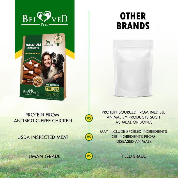 Beloved Pets Calcium Bones with Chicken Dog Treats, 10.6 oz
