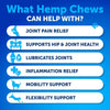 Artullano Hip & Joint Glucosamine + Hemp Soft Chews for Dogs, Duck Flavor, 120 Count