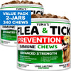 YUMA'S Flea & Tick Soft Chews for Dogs, 2-Pack, 340 Count