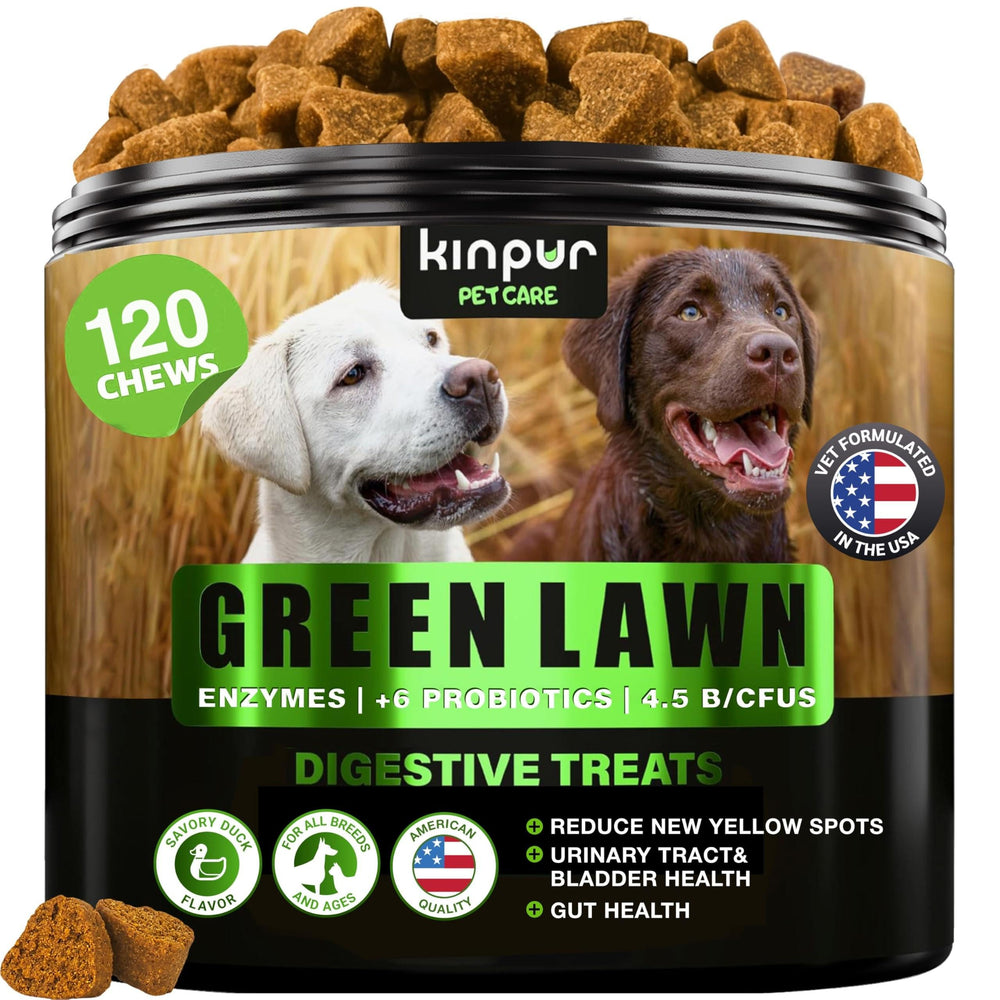 Kinpur Green Lawn Soft Chews for Dogs, Duck, 120 Count