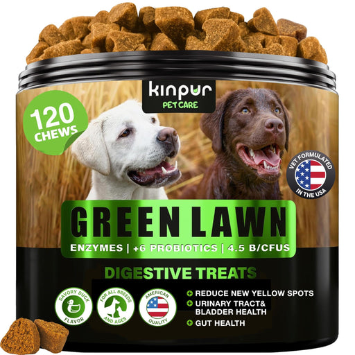 Kinpur Green Lawn Soft Chews for Dogs, Duck, 120 Count