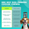 Chewia No Poo Probiotic Soft Chews for Dogs, Duck Flavor, 180 Count