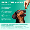 Chewia Probiotic Soft Chews for Dogs, Duck Flavor, 180 Count