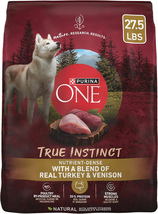 Purina ONE True Instinct Natural High Protein with Real Turkey & Venison Dry Dog Food