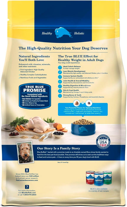 Blue Buffalo Life Protection Formula Healthy Weight Adult Chicken & Brown Rice Recipe Dry Dog Food