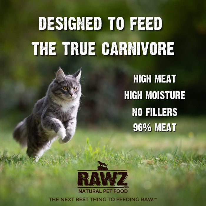 Rawz Natural Premium Pate Canned Cat Wet Food - Made with Real Meat Ingredients No BPA or Gums.