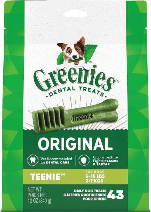 Greenies Teenie Natural Original Chicken Flavor Dental Dog Treats