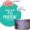 Tiki Cat Luau Shredded Meat, Chicken and Egg Recipe in Chicken Broth, Grain-Free Balanced Nutrition Wet Canned Cat Food, for All Life Stages, 6 oz.