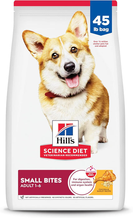 Hill's Science Diet Adult Small Bites Chicken & Barley Recipe Dry Dog Food