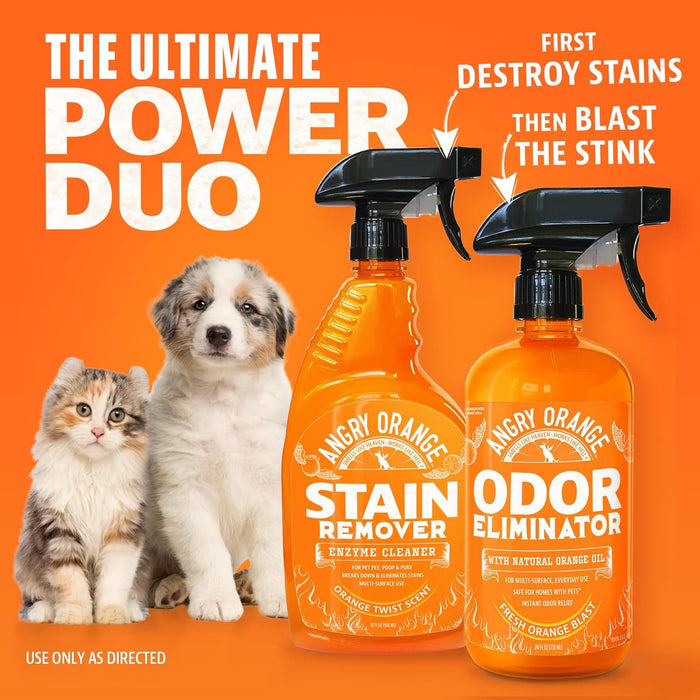 Angry Orange Pet Odor Eliminator Spray, 24-fl oz bottle
