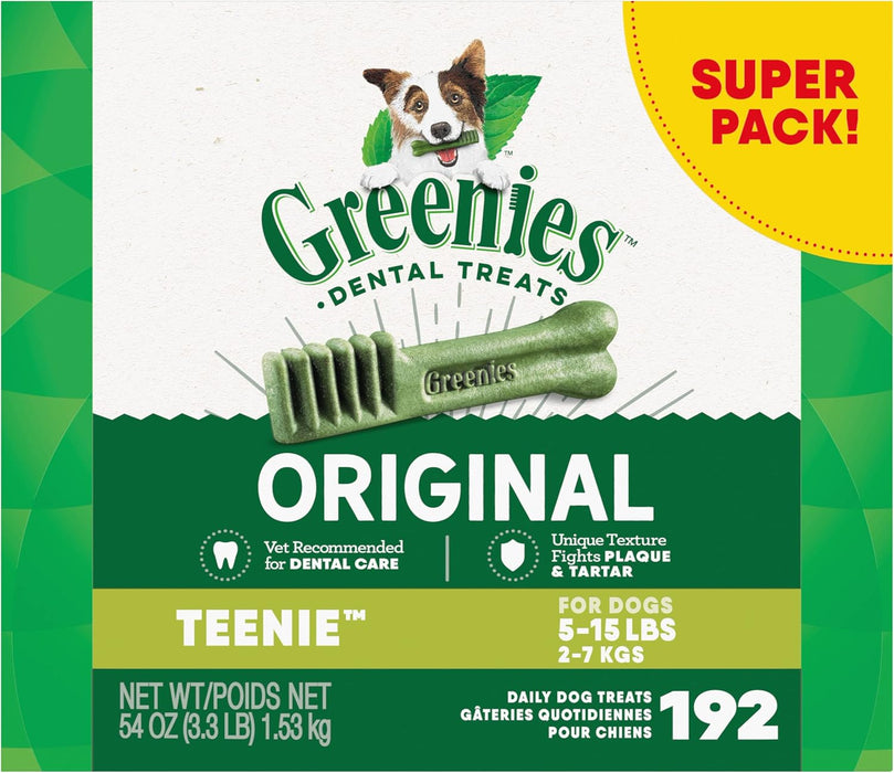 Greenies Teenie Natural Original Chicken Flavor Dental Dog Treats