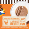 Merrick Purrfect Bistro Grain Free Premium Soft Canned Pate Adult Wet Cat Food, High Protein Chicken Recipe
