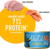 Tiki Cat Luau Shredded Meat, Wild Salmon & Chicken Recipe in Chicken Consumme, Grain-Free Balanced Nutrition Wet Canned Cat Food, For All Life Stages.