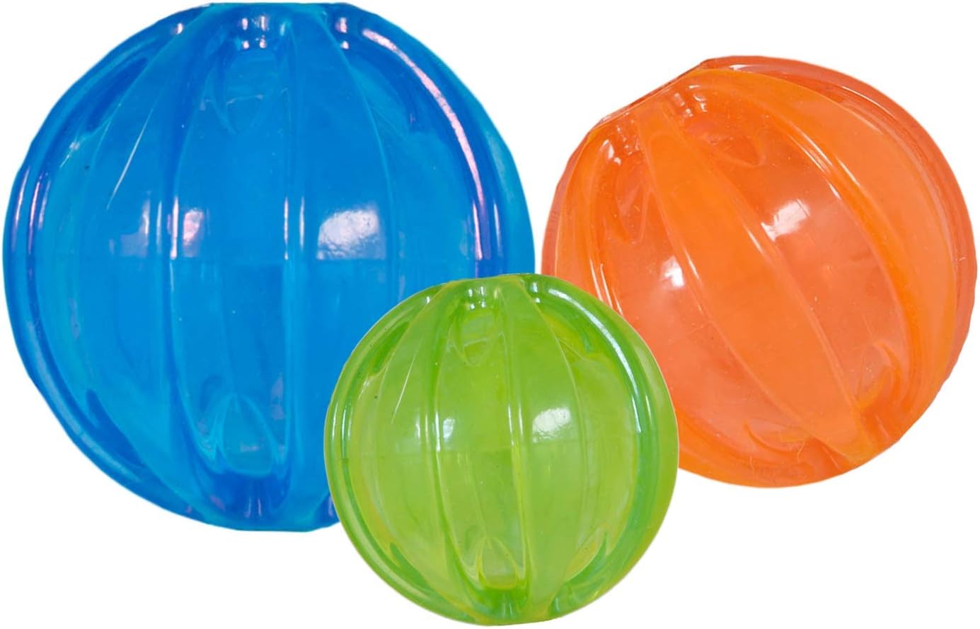 JW Pet Playplace Squeaky Ball, Medium, Multicolor